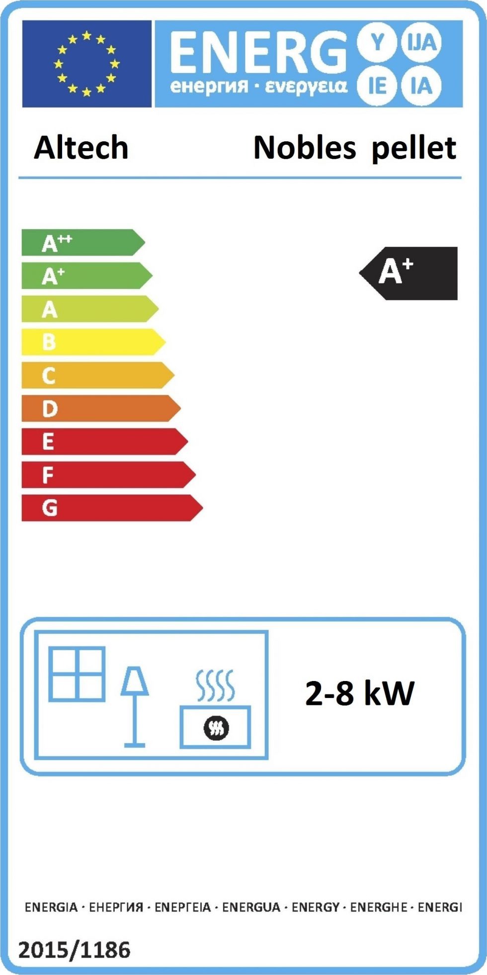 Altech Noblès pellet stove Altech Noblès pellet stove